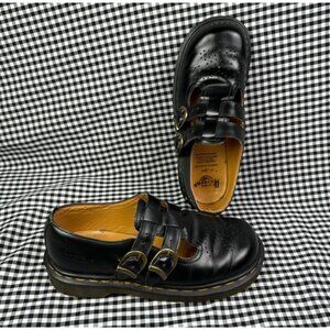 Dr Martens Vintage Made in England Black 8065 Smooth Leather Mary Jane UK 4 US 6